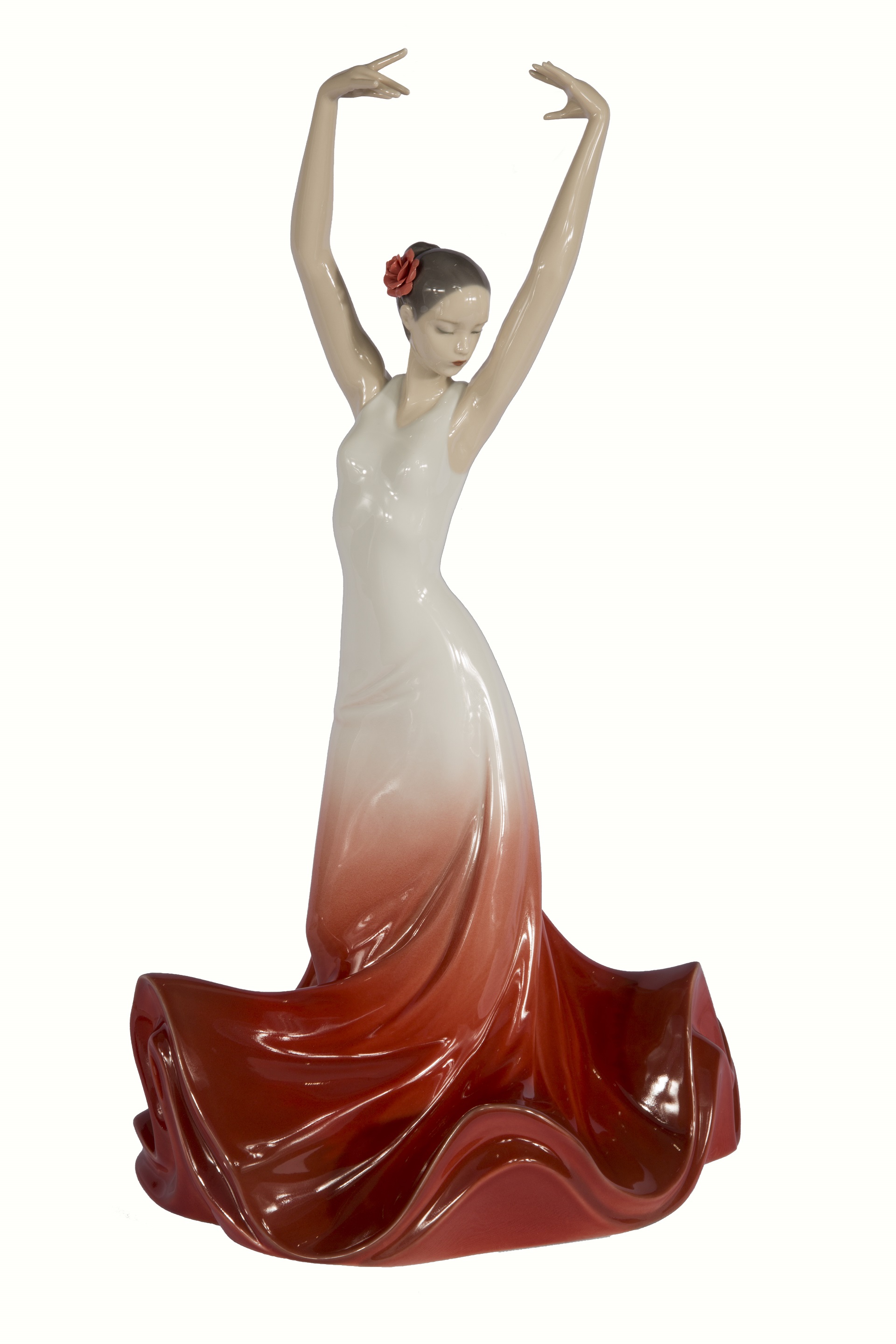 PO-LLADRO-27-Figurita-porcelana-Bailaora-Flamenco